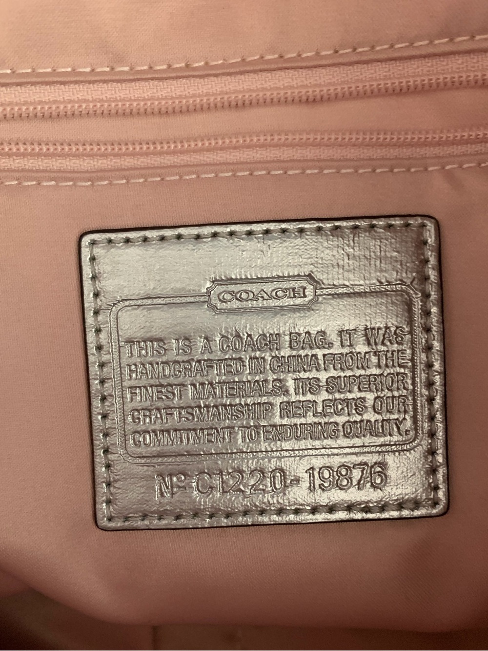 Coach bag purse Multicolor C logo shoulder bag tote designer discontinued y2k - Picture 9 of 12